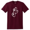 Josh Blanchard Men's 50/50 Bowling T-Shirt Maroon White