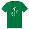 Josh Blanchard Men's 50/50 Bowling T-Shirt Kelly Green White