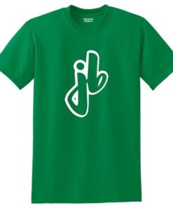 Josh Blanchard Men's 50/50 Bowling T-Shirt Kelly Green White