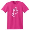 Josh Blanchard Men's 50/50 Bowling T-Shirt Pink White