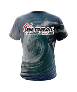 Alternative view of 900 Global Take Waves CoolWick Bowling Jersey