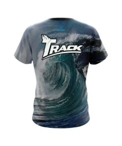 Alternative view of Track Take Waves CoolWick Bowling Jersey