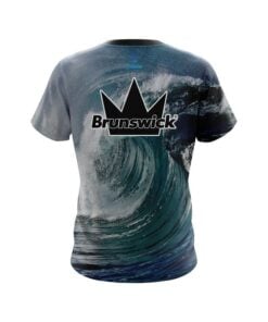 Alternative view of Brunswick Take Waves CoolWick Bowling Jersey