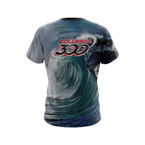 Columbia 300 Take Waves CoolWick Bowling Jersey - Image 2