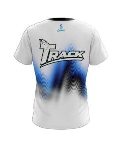 Alternative view of Track Blue Print CoolWick Bowling Jersey