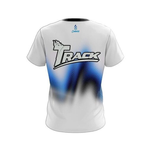 Track Blue Print CoolWick Bowling Jersey - Image 2