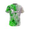 Track Green Clouds CoolWick Bowling Jersey - Image 2