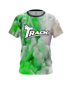 Track Green Clouds CoolWick Bowling Jersey