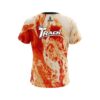 Track Orange Marble CoolWick Bowling Jersey - Image 2