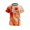 Track Orange Marble CoolWick Bowling Jersey