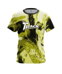 Track Yellow Marble CoolWick Bowling Jersey