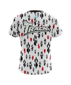 Alternative view of Track Puppy Love White CoolWick Bowling Jersey