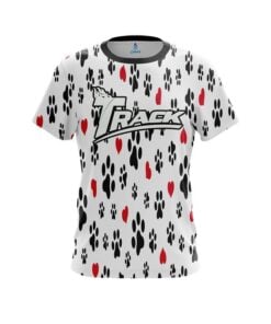 Track Puppy Love White CoolWick Bowling Jersey