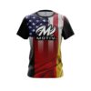 Motiv USA Germany Flag CoolWick Bowling Jersey