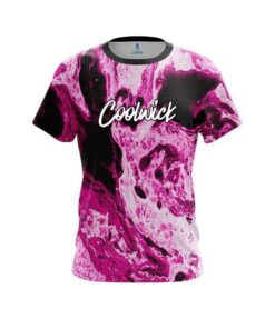 Coolwick Marble Pink CoolWick Bowling Jersey