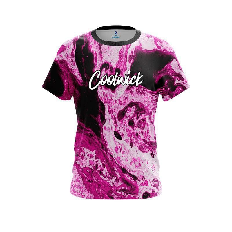 Coolwick Marble Pink CoolWick Bowling Jersey