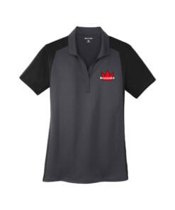 Brunswick Women's GigaZone Performance Polo Bowling Shirt Colorblock
