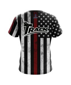 Alternative view of Track Red Line CoolWick Bowling Jersey