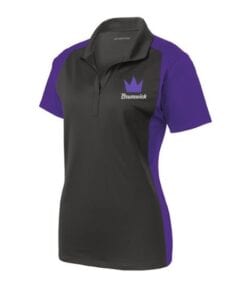 Storm Women's Trauma Performance Polo Bowling Shirt Purple Dri-Fit 
