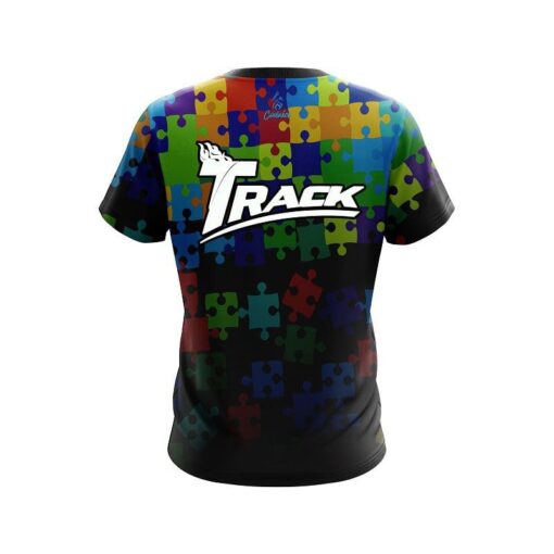 Track  Autism Awareness Be Kind CoolWick Bowling Jersey - Image 2