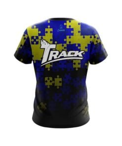Alternative view of Track Down Syndrome Awareness CoolWick Bowling Jersey