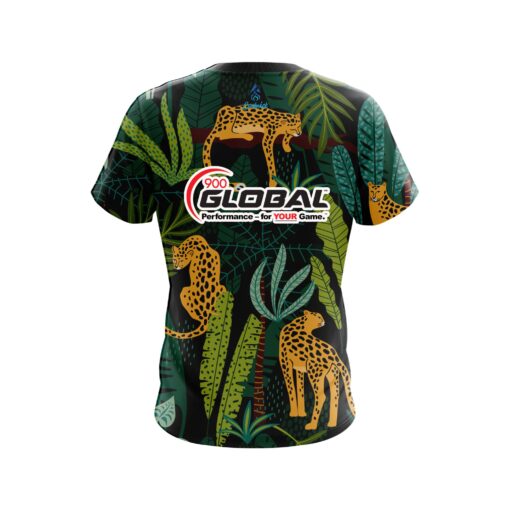 900 Global Forest Leopard CoolWick Bowling Jersey - Image 2