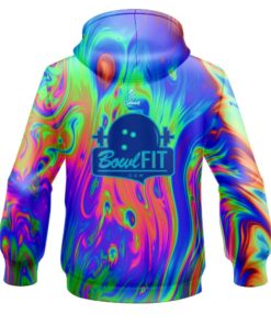 Alternative view of BowlFit Night Vision CoolWick Bowling Hoodie