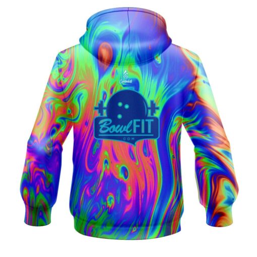 BowlFit Night Vision CoolWick Bowling Hoodie - Image 2