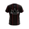 Brunswick Red And Black Stripe CoolWick Bowling Jersey - Image 2