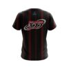 Columbia 300 Red And Black Stripe CoolWick Bowling Jersey - Image 2