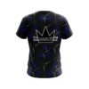 Brunswick Blue And Black Grid CoolWick Bowling Jersey - Image 2