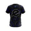 Ebonite Blue And Black Grid CoolWick Bowling Jersey - Image 2