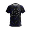 Ebonite Blue And Black Grid CoolWick Bowling Jersey