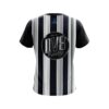 DV8 Navy Blue And Silver Retro CoolWick Bowling Jersey - Image 2