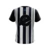 Ebonite Navy Blue And Silver Retro CoolWick Bowling Jersey - Image 2