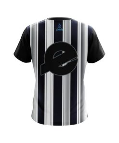 Alternative view of Ebonite Navy Blue And Silver Retro CoolWick Bowling Jersey