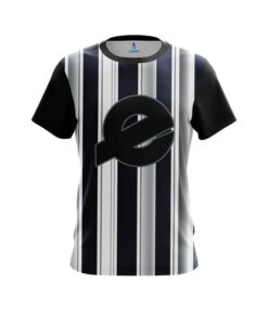 Ebonite Navy Blue And Silver Retro CoolWick Bowling Jersey