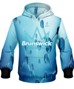 Brunswick Blue Atoms CoolWick Bowling Hoodie