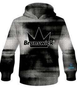 Brunswick Black Canvas CoolWick Bowling Hoodie
