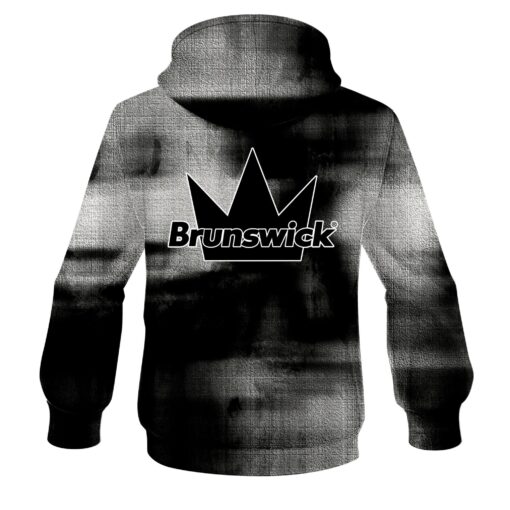 Brunswick Black Canvas CoolWick Bowling Hoodie - Image 2