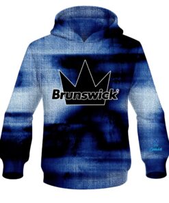 Brunswick Blue Canvas CoolWick Bowling Hoodie