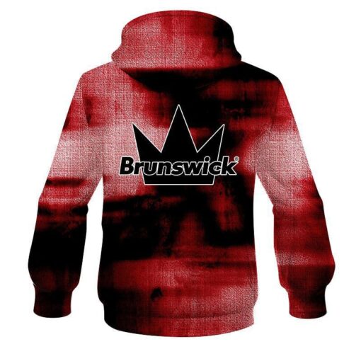Brunswick Red Canvas CoolWick Bowling Hoodie - Image 2