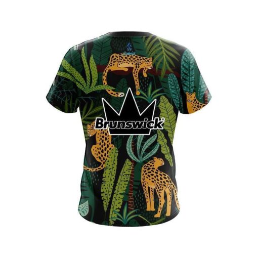 Brunswick Forest Leopard CoolWick Bowling Jersey - Image 2
