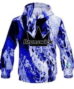 Brunswick Marble Blue CoolWick Bowling Hoodie