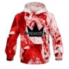 Brunswick Marble Red CoolWick Bowling Hoodie