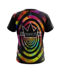 Alternative view of Brunswick Rainbow Swirl CoolWick Bowling Jersey