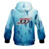 Columbia 300 Blue Atoms CoolWick Bowling Hoodie - Image 2