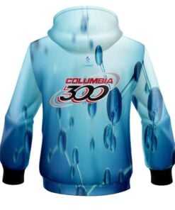 Alternative view of Columbia 300 Blue Atoms CoolWick Bowling Hoodie