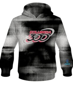 Columbia 300 Black Canvas CoolWick Bowling Hoodie