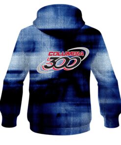 Alternative view of Columbia 300 Blue Canvas CoolWick Bowling Hoodie
